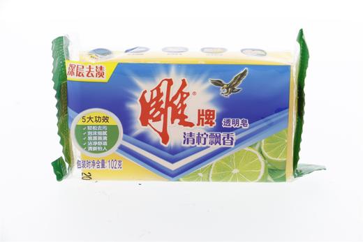 雕牌清柠飘香透明皂102克 商品图0