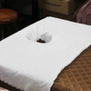 开洞压花边床头巾白色 60×90cm 商品缩略图0