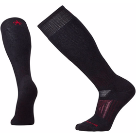 智慧羊毛 越野跑滑雪 重量减震 保暖 及膝盖 羊毛袜(SmartWool PhD Outdoor Heavy Over-The-Calf Socks SW015047001)