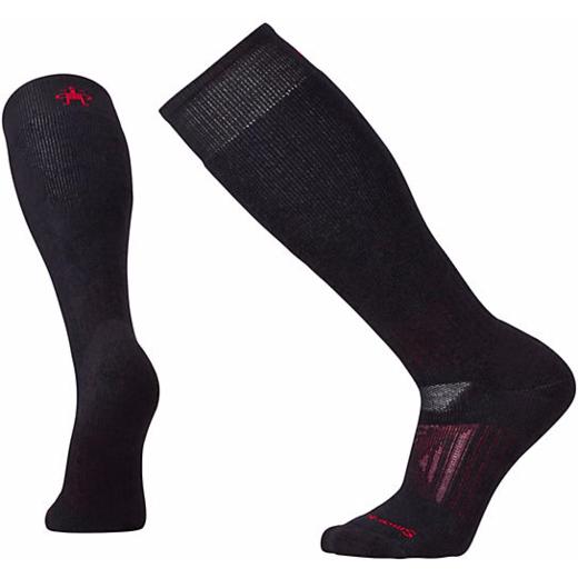 智慧羊毛 越野跑滑雪 重量减震 保暖 及膝盖 羊毛袜(SmartWool PhD Outdoor Heavy Over-The-Calf Socks SW015047001) 商品图0