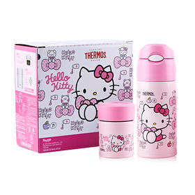 （永久下架）限定款 hello kitty膳魔师礼盒套装（保温杯=焖烧罐）