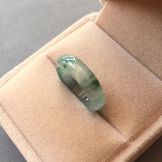 高冰种飘花翡翠指环10 商品图1