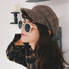 【贝雷帽】秋冬男女情侣潮休闲百搭潮格子贝雷帽子 商品缩略图2