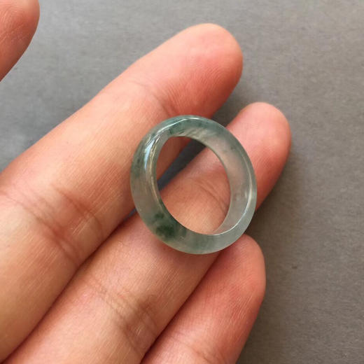 高冰种飘花翡翠指环10 商品图3
