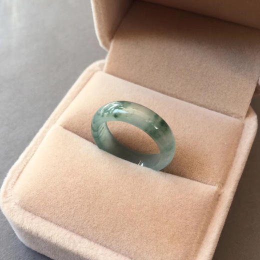 高冰种飘花翡翠指环10 商品图0