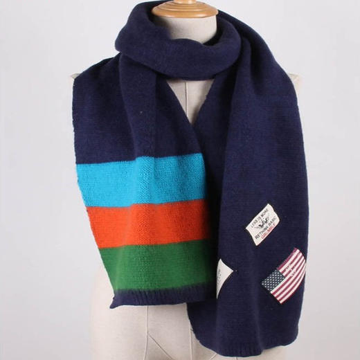 【围巾】秋季新款可爱学院风毛线针织围巾 商品图3