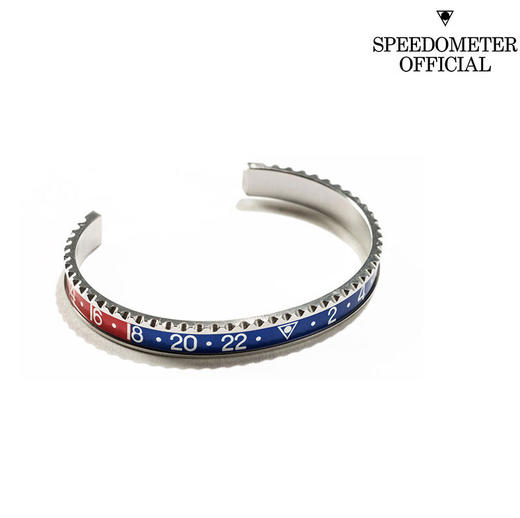 北京仓｜Speedometer-Blue&Red Steel-手镯［意大利设计师］ 商品图1