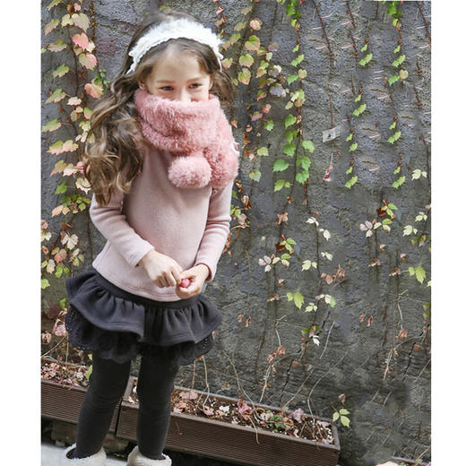 【女童围巾】秋冬加厚双层保暖绒版儿童围巾 商品图2