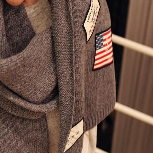 【围巾】秋季新款可爱学院风毛线针织围巾 商品图2