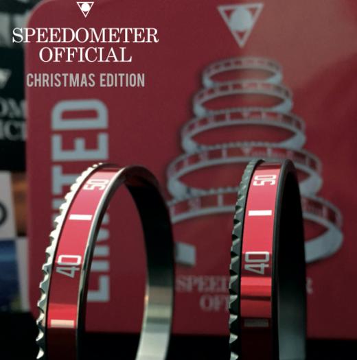 北京仓｜Speedometer-Steel-Christmas Red 手镯［意大利设计师］ 商品图2