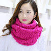 【围巾】秋冬围巾韩版毛线围脖针织女套头男女士情侣脖套黑色 商品缩略图3
