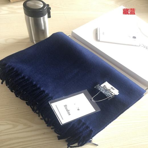 【围巾】桐庐时尚围巾秋冬韩版格子粗毛线情侣围巾加厚流苏围脖披肩两用 商品图4