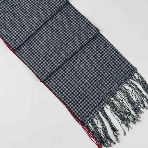 精纺羊毛格子围巾（意大利设计） 商品图0