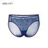 暗香配套刺绣内裤 午夜蓝低腰女三角裤 奶糖派Candy La VIE 204A005 商品缩略图1