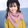 【儿童围巾】韩版新款儿童针织毛线围脖 加厚保暖小鹿三角巾 商品缩略图0