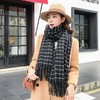 【围巾女】秋冬季新款韩版小格子围巾仿羊绒格保暖加厚百搭空调披肩女潮 商品缩略图0