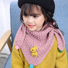 【儿童围巾】韩版新款儿童针织毛线围脖 加厚保暖小鹿三角巾 商品缩略图2