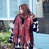 【围巾】秋冬新款韩版保暖加厚格子围巾时尚百搭超长女士空调披肩 商品缩略图2