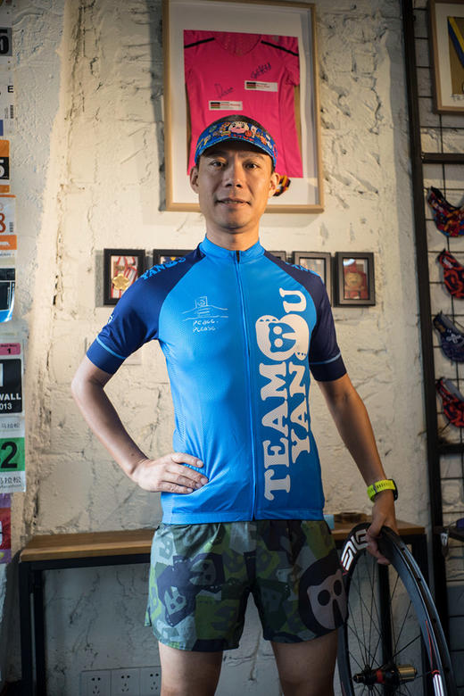 严素多功能TEE 世界和平跑步骑行服 男款 轻量 短袖T恤 速干快干  严素态度 商品图3