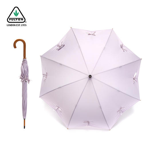 富尔顿典雅实木长柄伞女士创意晴雨伞进口晴雨伞不沾水 商品图1