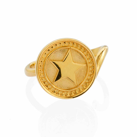 爱莎许愿工艺 星币系列 星币戒指 商品图0