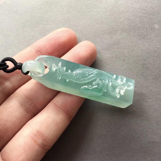冰种飘阳绿翡翠凤凰 商品图5