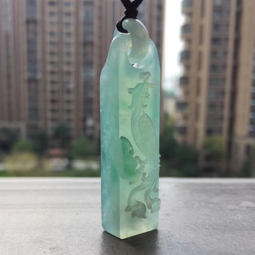 冰种飘阳绿翡翠凤凰 商品图7