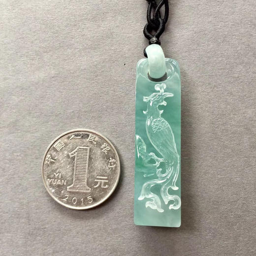 冰种飘阳绿翡翠凤凰 商品图2