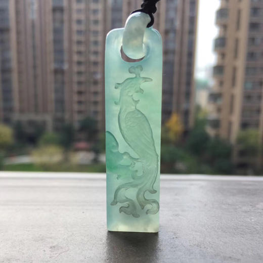 冰种飘阳绿翡翠凤凰 商品图8