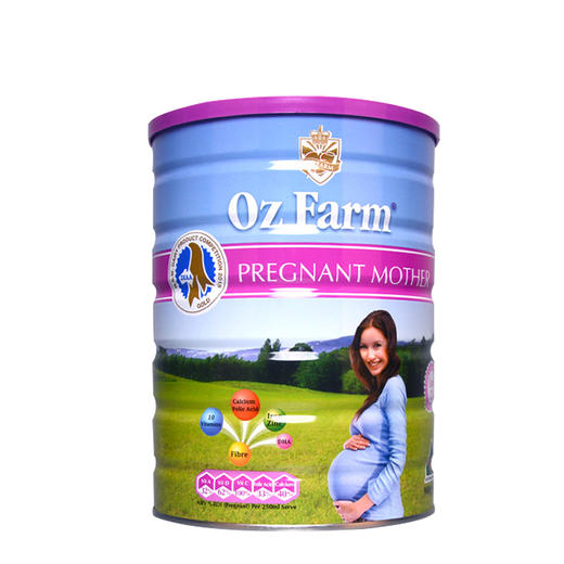 【宝妈的选择】澳洲 OZ FARM 澳美滋孕妇奶粉 多种营养配方 含叶酸900g 商品图1
