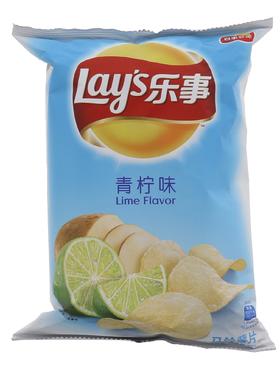 乐事青柠味薯片80克