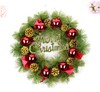 圣诞节 墙壁挂饰花环红色/金色节日工艺品花环 32元起 商品缩略图12