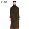 EITIE爱特爱女装秋冬气质腰带束腰长款毛呢大衣外套5614308 商品缩略图0