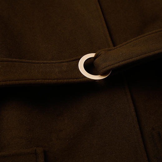 EITIE爱特爱女装秋冬气质腰带束腰长款毛呢大衣外套5614308 商品图4