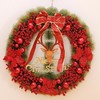 圣诞节 墙壁挂饰花环红色/金色节日工艺品花环 32元起 商品缩略图7