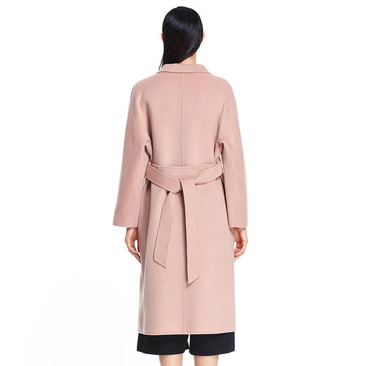 EITIE爱特爱女装秋冬羊毛长款过膝羊绒保暖毛呢外套大衣5614323 商品图2