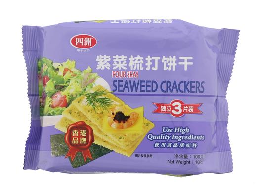 四洲紫菜梳打饼干100g 商品图0