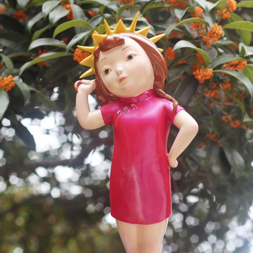 《戴王冠的女孩》雕塑 限量艺术品 商品图4
