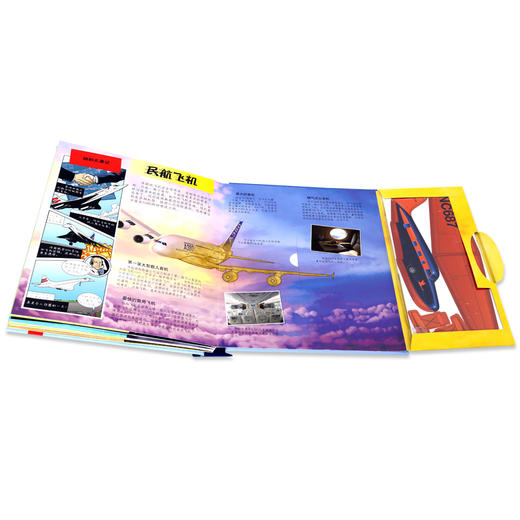 绘本馆： 最有名的飞机 立体科普书 荣获美国国家亲子出版物金奖 模型拼装 让孩子爱上科普 3-4-5-6岁 手工益智 科普翻翻 立体书 商品图2