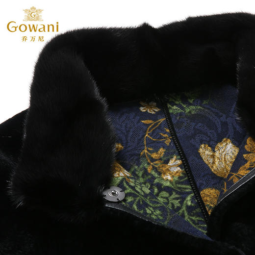 乔万尼冬季皮草外套两面穿水貂毛领EN4P155 商品图2