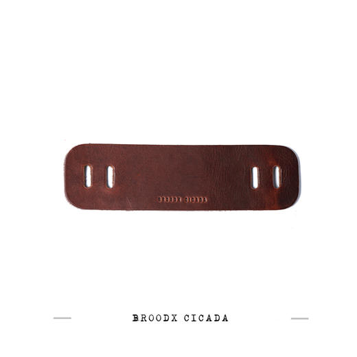 BROODX CICADA复古意大利牛皮 防水油蜡帆布包 肩垫 商品图0