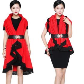 百变魔法衣冬季保暖披肩