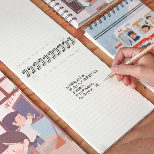 三年二班麻球上翻线圈本z大号16k学生笔记本文具创意加厚a5记事本