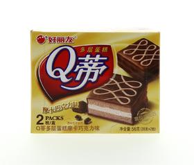 好丽友Q蒂摩卡味28g*2