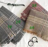 蔻蔻猫明星同款格子女式围巾FW2017