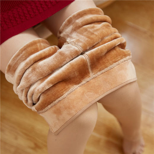 ZH2017冬季加绒弹力修身显瘦踩脚裤 商品图2