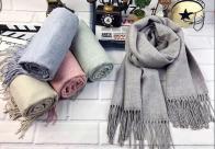 蔻蔻猫酸碱夾花单色女式围巾FW2017