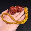 【青山特惠】小叶紫檀手工雕刻龙头貔貅手把件 吊坠s14 商品缩略图0