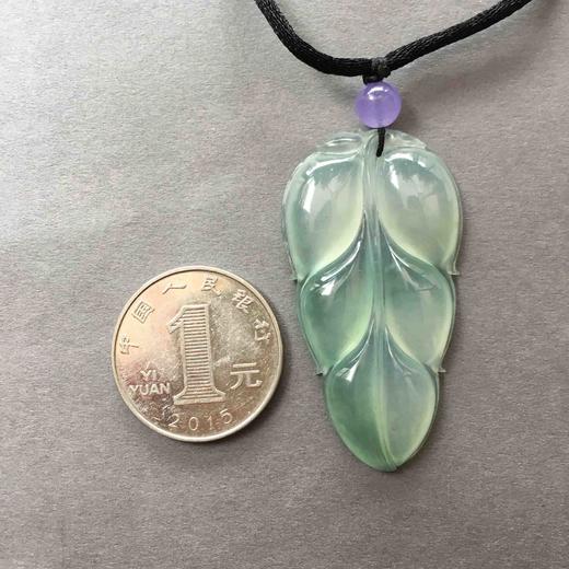 翡翠高冰种淡晴水叶子 商品图2