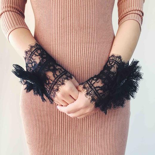 北京仓｜Catherine Osti-Francesca-Calais手工蕾丝 袖饰［法国设计师］ 商品图3